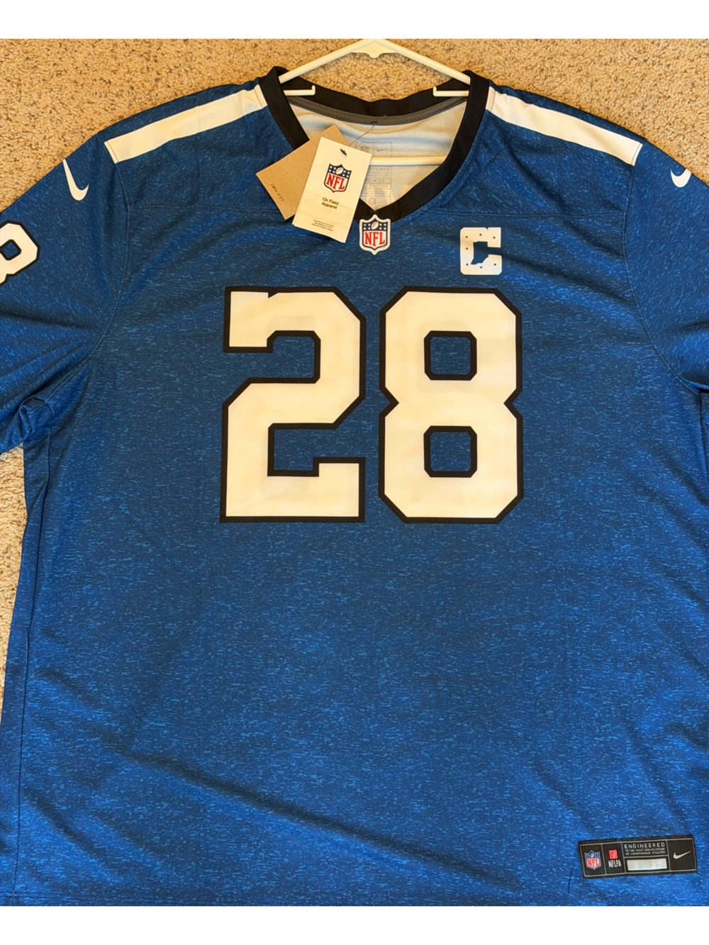 Nike Colts Jonathan Taylor #28 Indiana Nights Alternate Jersey 3XL NWT